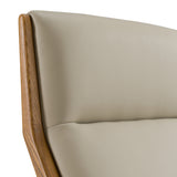 Fulton Modern Beige Lounge Chair & Ottoman