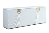 G1869 White + Gold Buffet