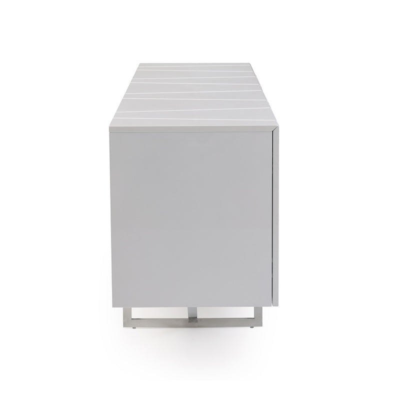 Chrysler Modern White High Gloss Buffet
