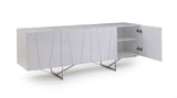 Chrysler Modern White High Gloss Buffet