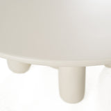 Gabby Contemporary White Round Coffee Table