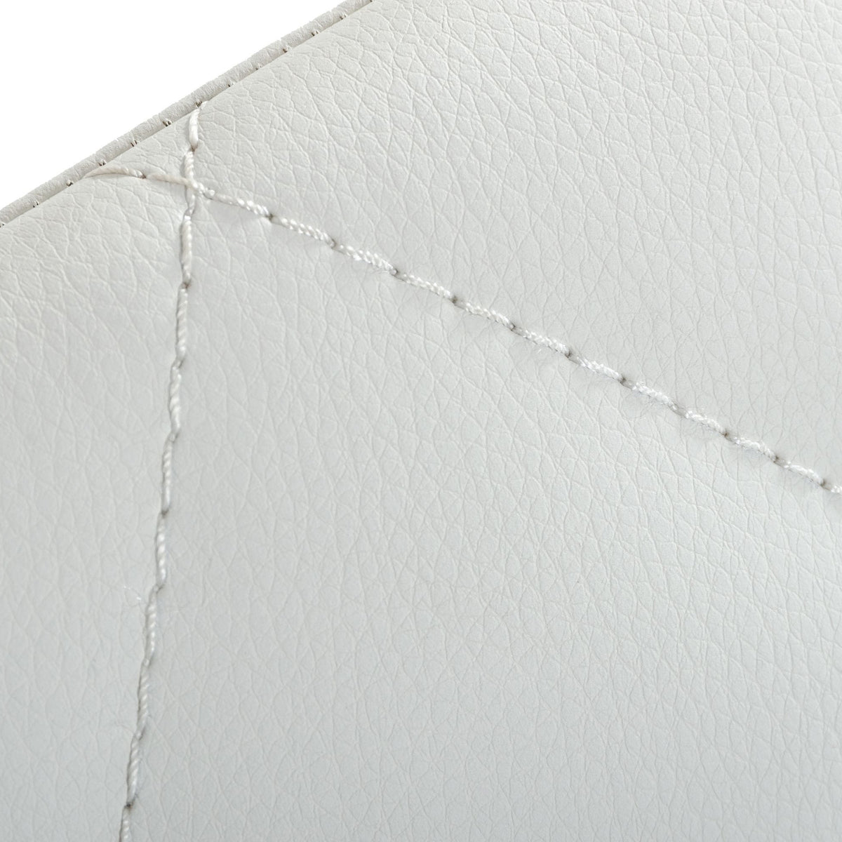 Ganon Modern White & Gold Dining Chair