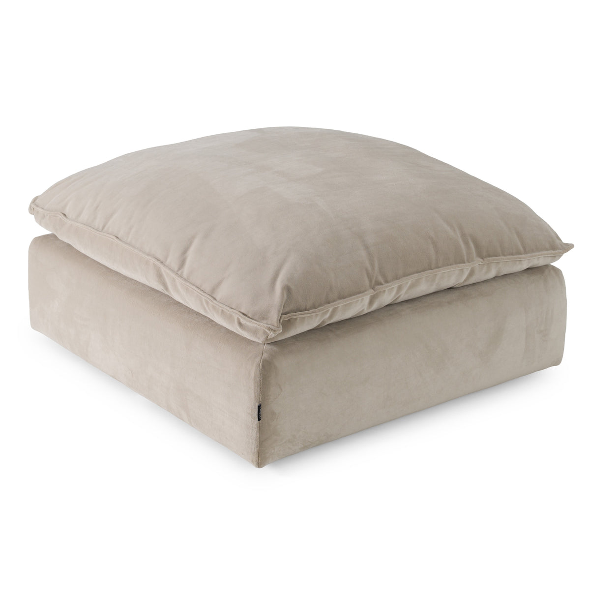 Garman Modern Light Grey Ottoman