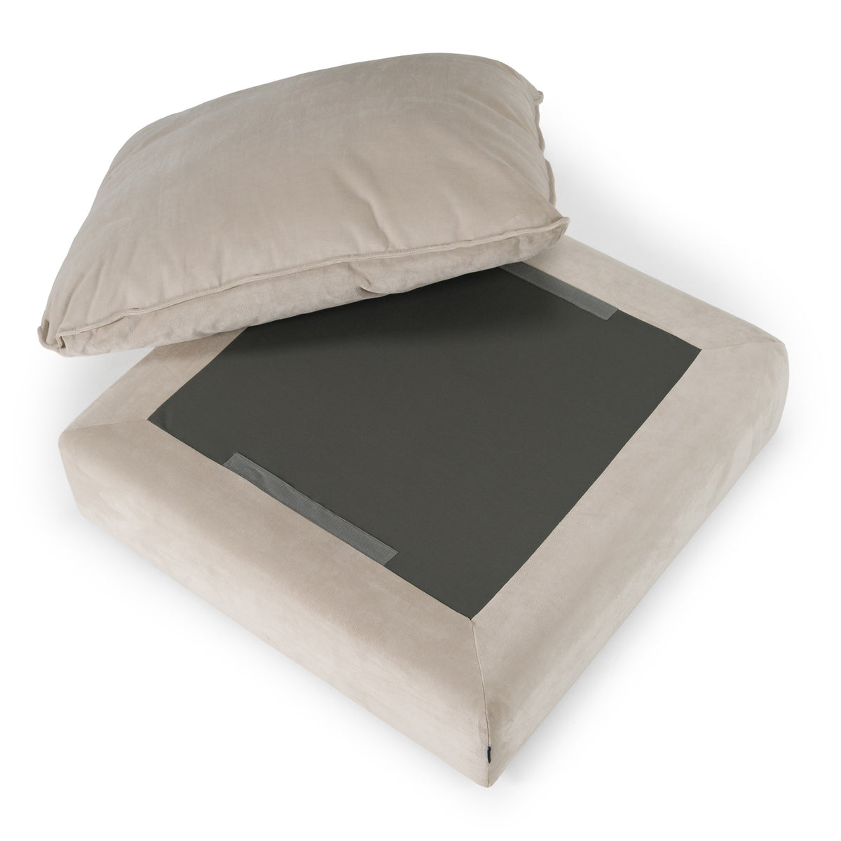 Garman Modern Light Grey Ottoman