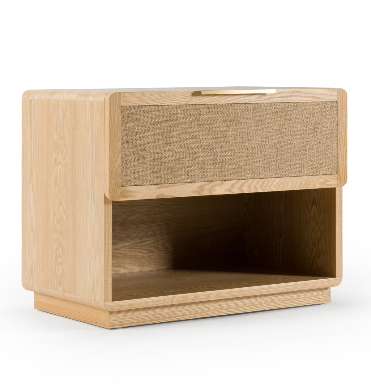 Gavin Modern Natural Ash + Rattan Bedroom Set