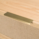 Gavin Modern Natural Ash + Rattan Chest