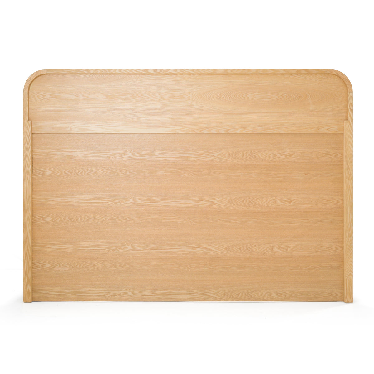 Gavin Modern Natural Ash + Rattan Bed