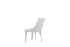 Lane Modern White Leatherette Dining Chair