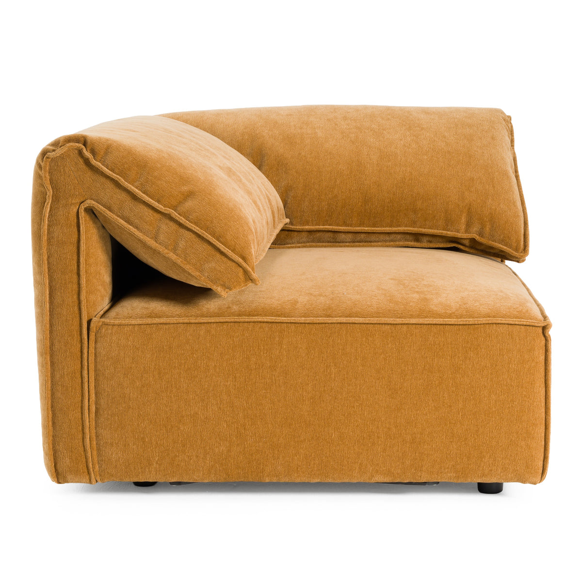 Gene Modern Fabric Modular Corner Sectional Seat