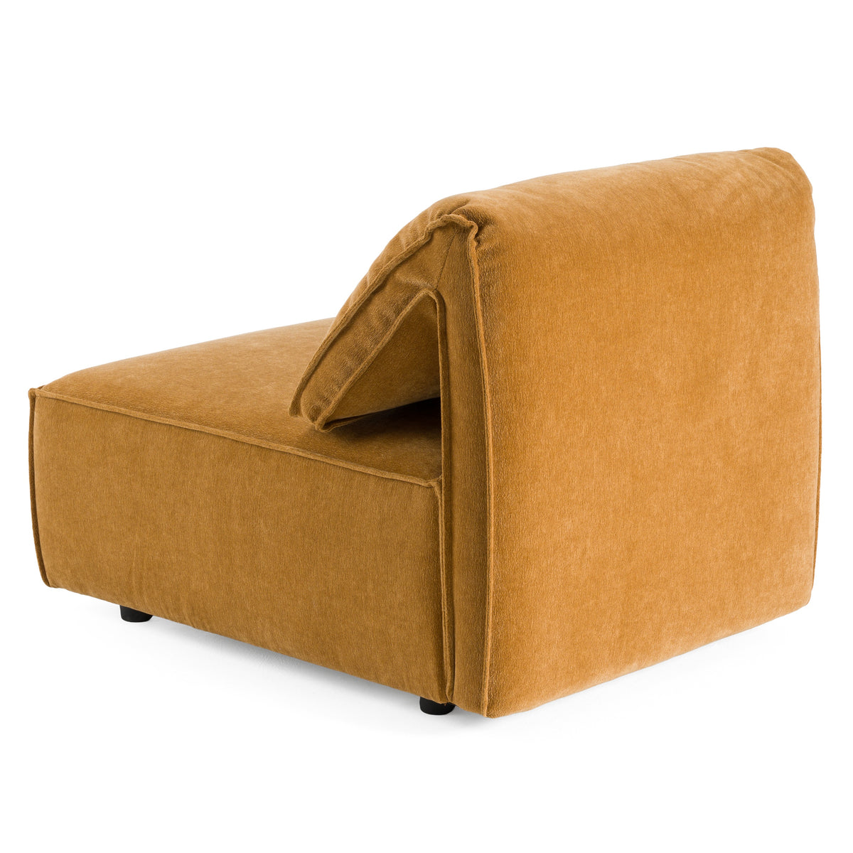 Gene Modern Fabric Modular Armless Sectional Seat