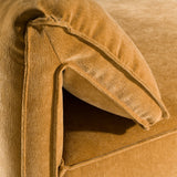 Gene Modern Fabric Modular Armless Sectional Seat