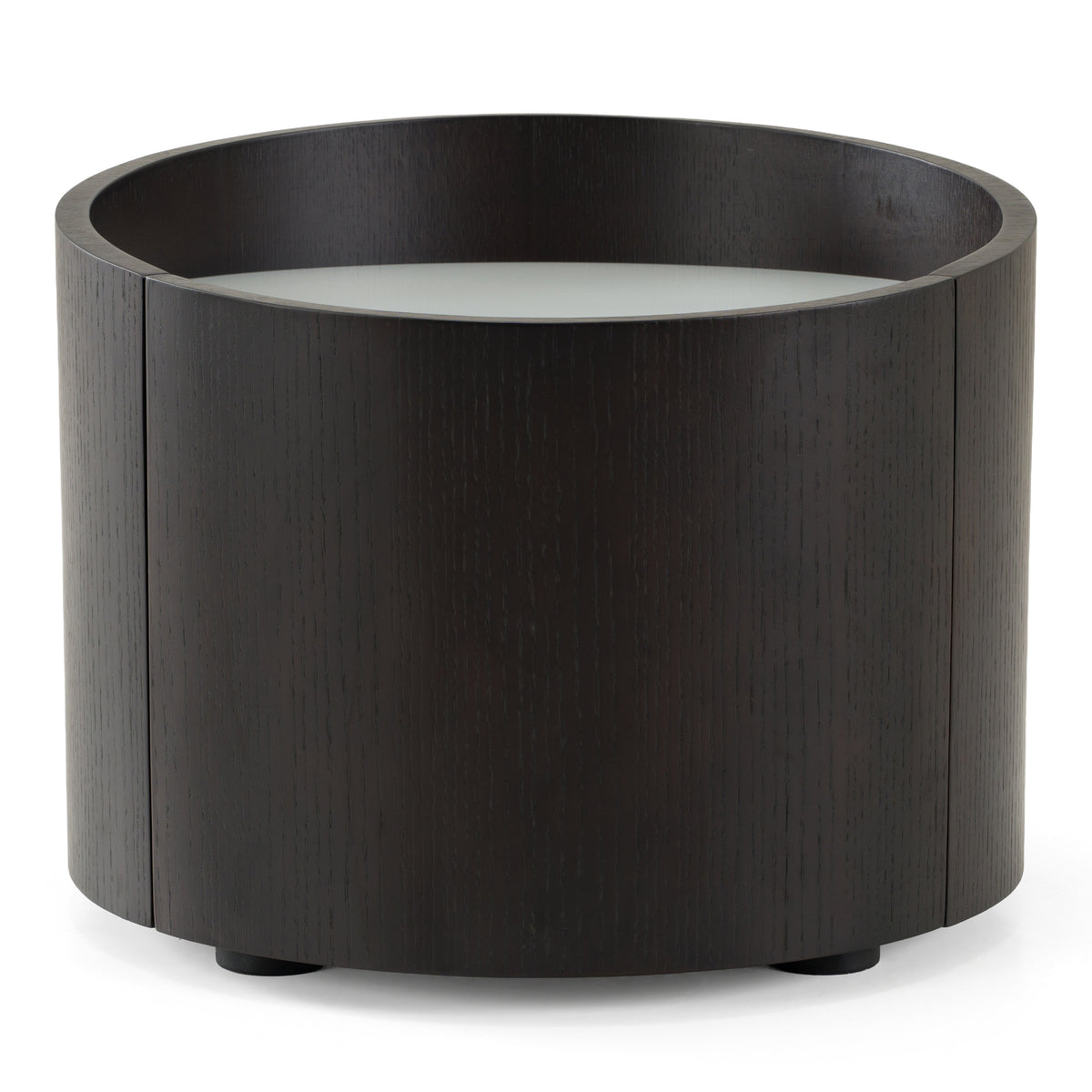 Geneva Modern Brown Oak Nightstand