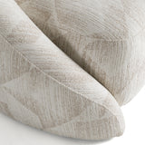 Gentle Modern Beige Pattern Fabric Accent Chair
