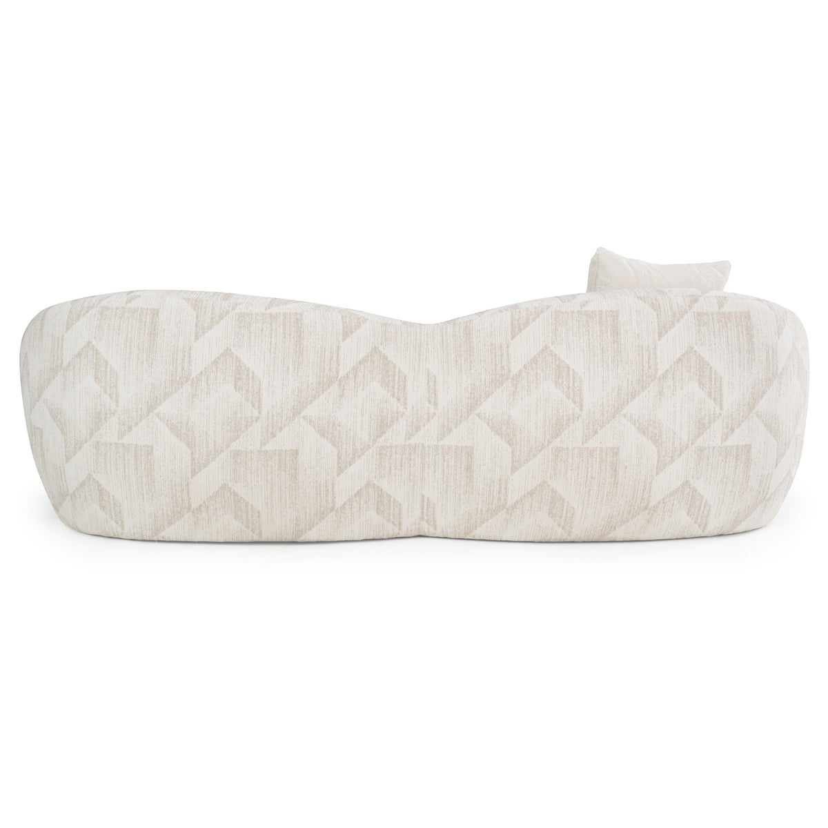 Gentle Modern Beige Pattern Fabric Sofa