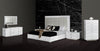 Eastern King Victoria Modern White Crocodile Bedroom Set