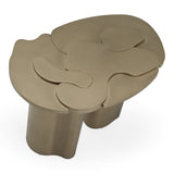 Glimpse Modern Antique Brass Nesting Coffee Table Set