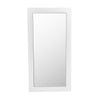 Glinda Modern Pearl White Floor Mirror