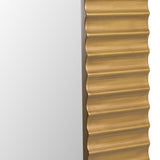 Glinda Modern Brushed Brass Floor Mirror