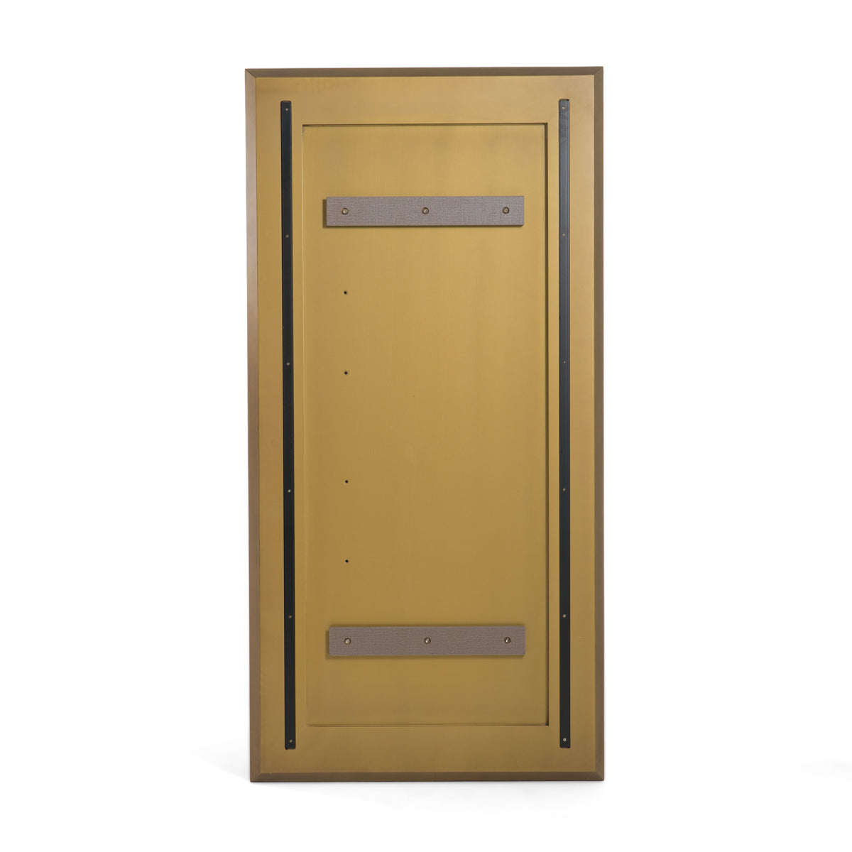 Glinda Modern Brushed Brass Floor Mirror
