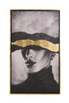 Golden Tide Modern 35" x 59" Painting