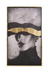 Golden Tide Modern 35" x 59" Painting