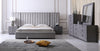 Mielcasa | Grey Califonia King Modrest Buckley Grey & Black Stainless Steel Bedroom Set | SKU VGVC2003-SET-CK | MPN: 78269 | Free Delivery & Free Return