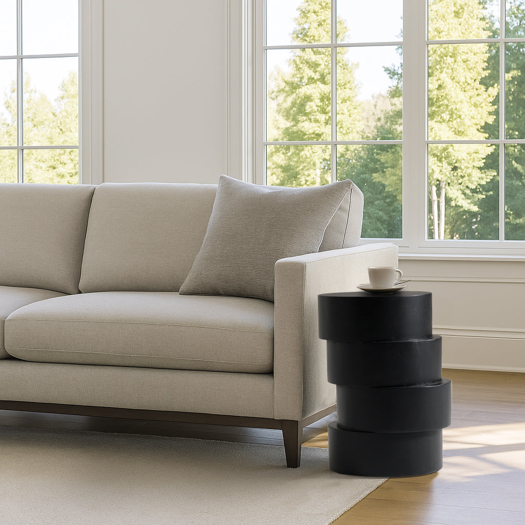 Grove Modern Black End Table