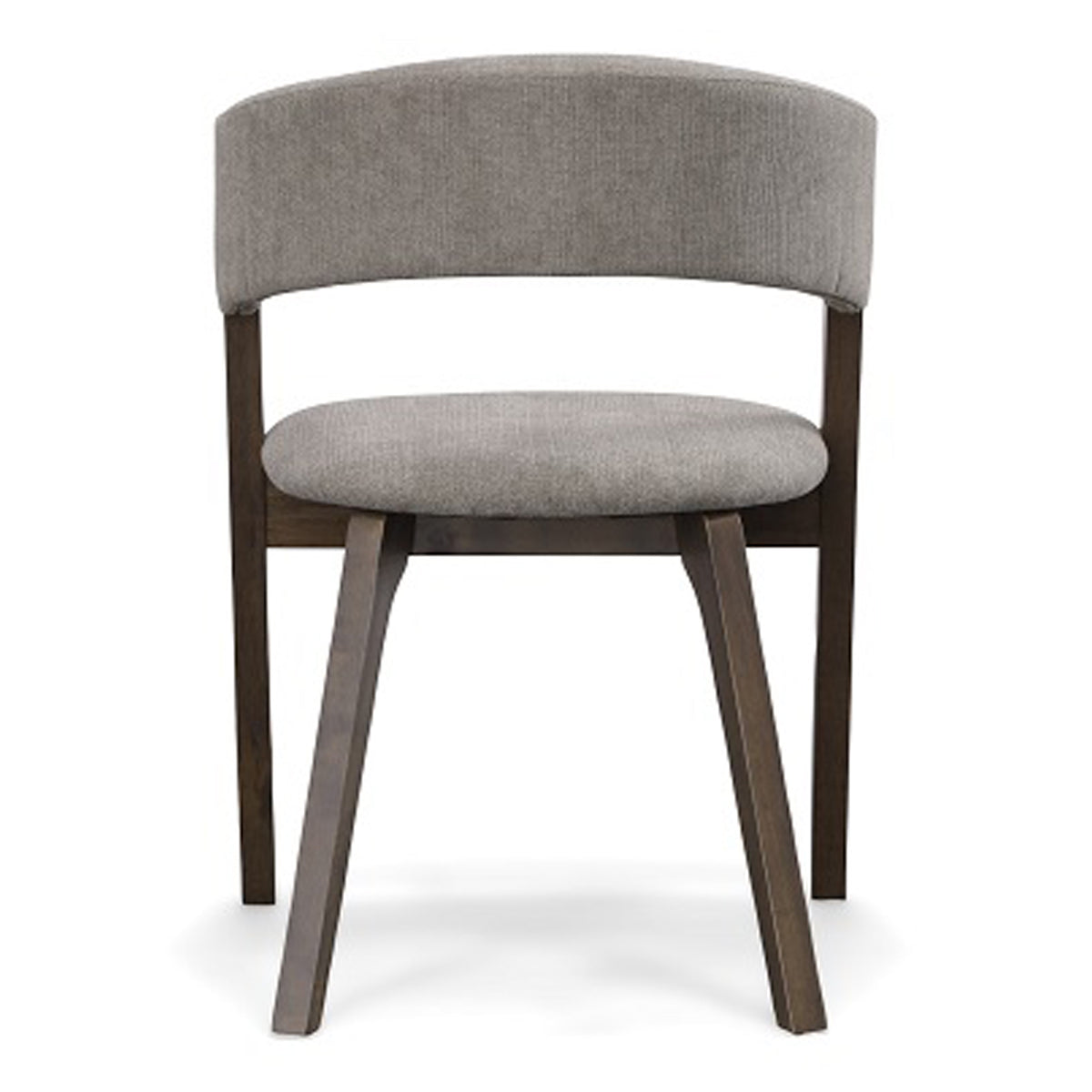 Grover Modern Grey & Dark Wenge Dining Chair (Set of 2)