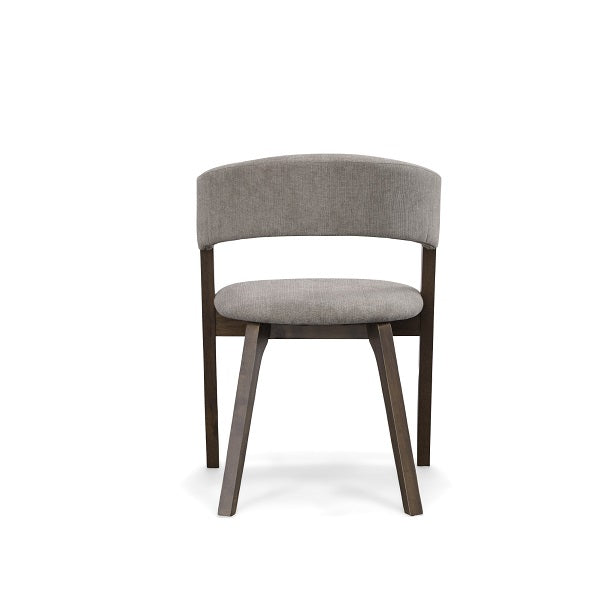 Grover Modern Grey & Dark Wenge Dining Chair (Set of 2)