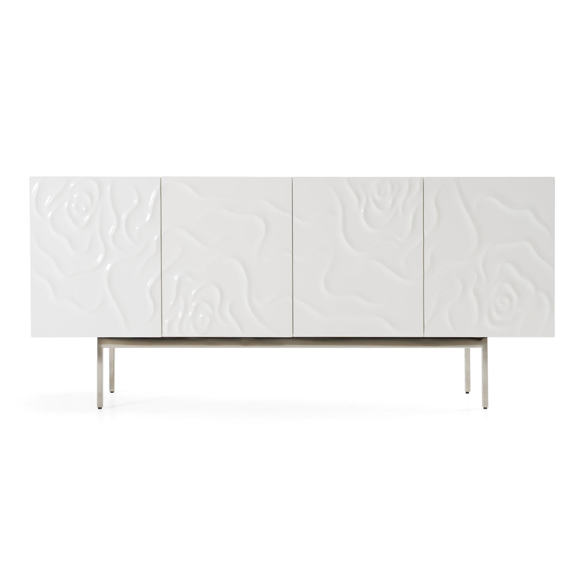 Gwen Modern White High Gloss Buffet