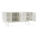 Gwen Modern White High Gloss Buffet