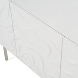 Gwen Modern White High Gloss Buffet