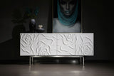 Gwen Modern White High Gloss Buffet