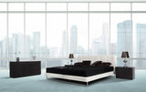 Eastern King Heather Modern White Bedroom Bed