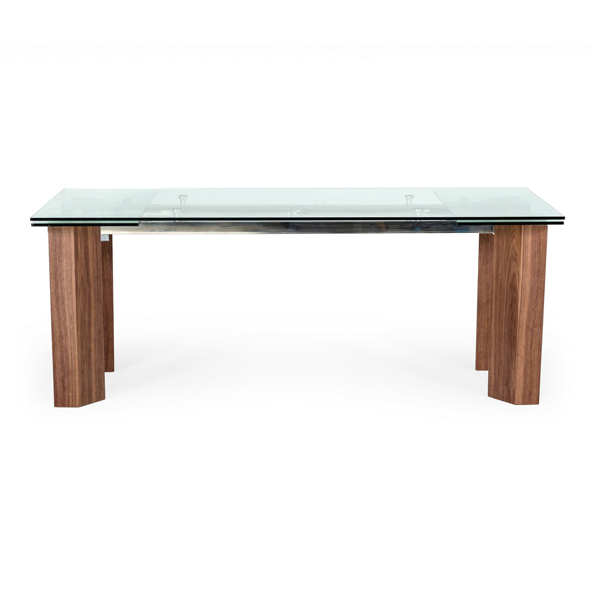 Helena Modern Extendable Glass Dining Table Large