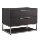 Helenora Modern Grey Elm Nightstand