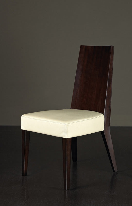 Noble Modern Dark Brown Veneer Chair