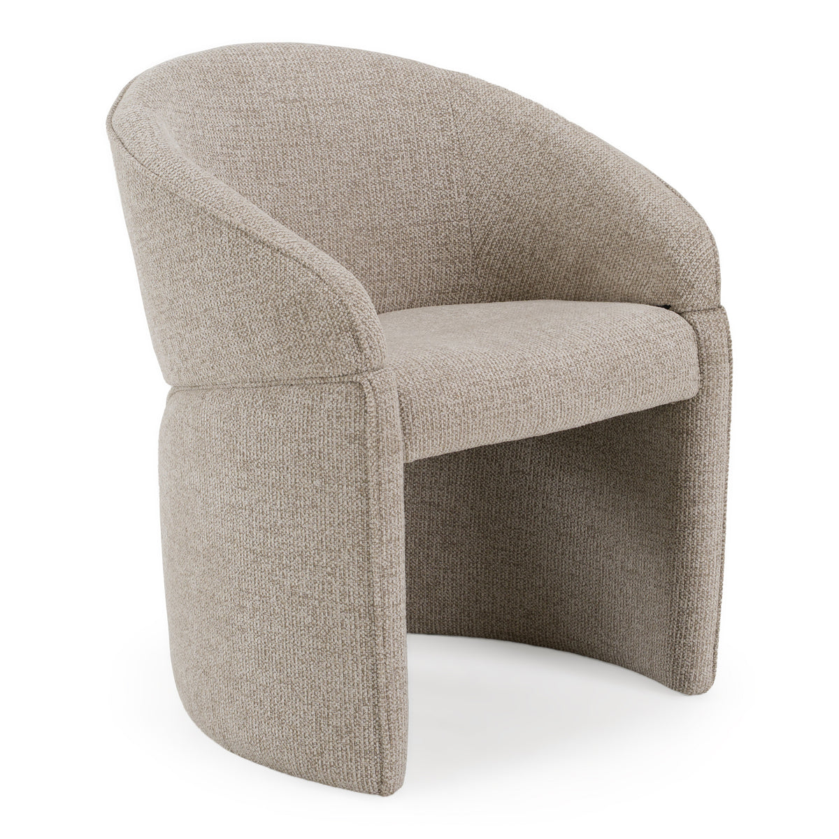 Holborn Modern Beige Fabric Dining Chair