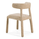 Homan Modern Beige Velvet Dining Chair