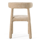 Homan Modern Beige Velvet Dining Chair