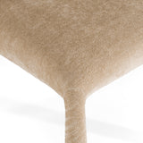 Homan Modern Beige Velvet Dining Chair