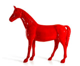 Red Full Size Horse Sculpture