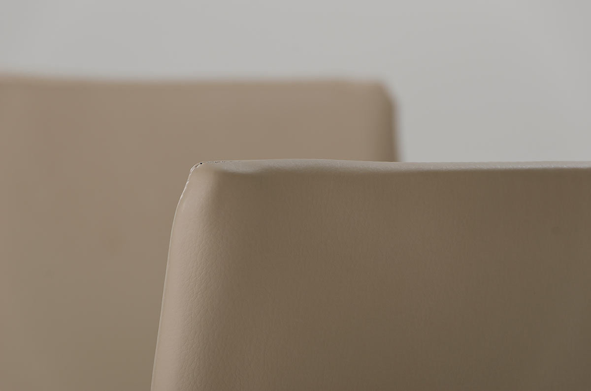 Hyla Modern Leatherette Grey Chair (Set of 2)