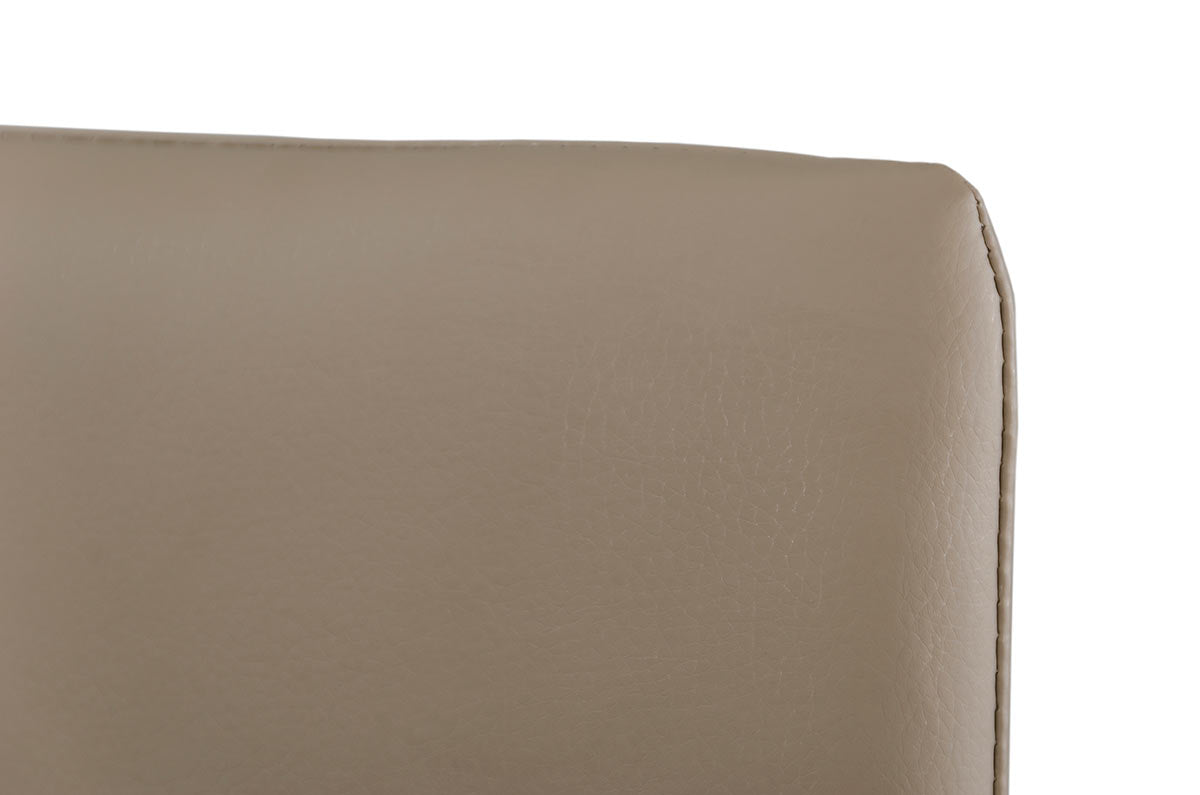 Hyla Modern Leatherette Grey Chair (Set of 2)