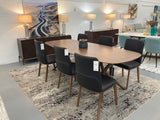 Utah Modern Walnut Rectangular Dining Table