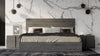 Lucia Italian Modern Matte Grey / Elm Grey Bedroom Set