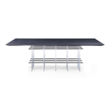 Inverness Contemporary Black Oak + Acrylic Dining Table