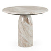 Isaac Modern Natural Marble Round Coffee Table