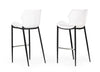 Ithaca Modern White Leatherette Bar Stool (Set of 2)