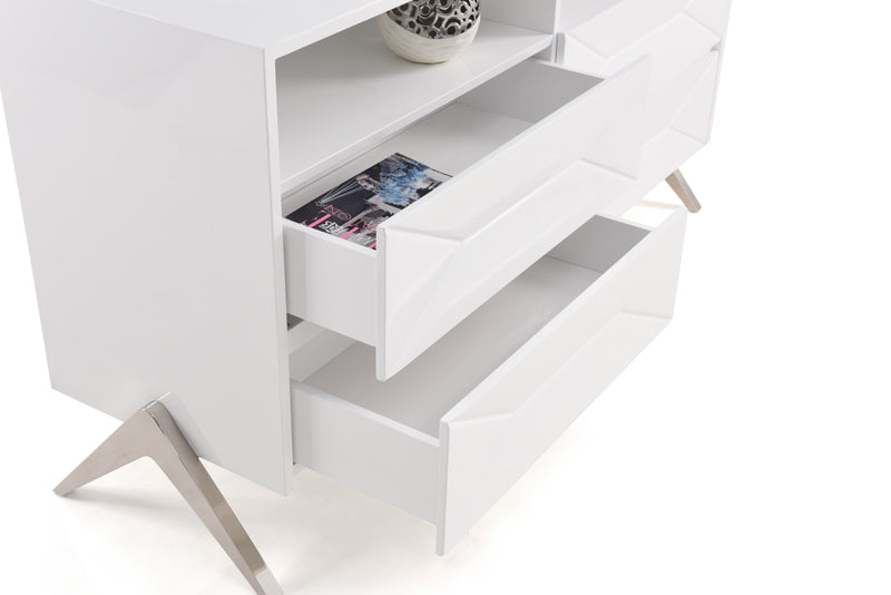 Candid Modern White Bedroom Set